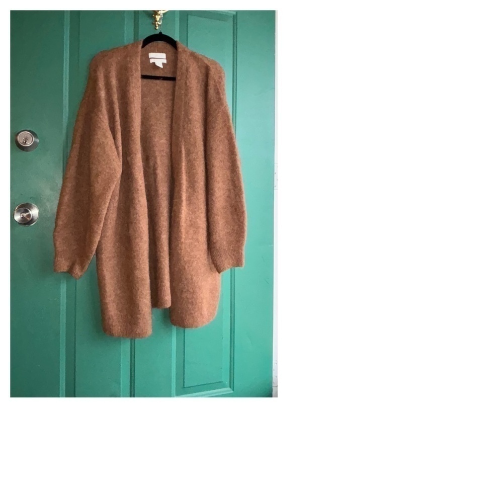 H&M small wool alpaca blend long cardigan - Picture 5 of 12